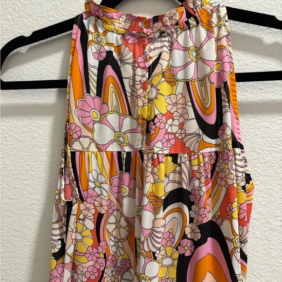 NWT Pinch Brynnah Funky Floral, Maxi Black Multi // size S - Picture 7 of 8